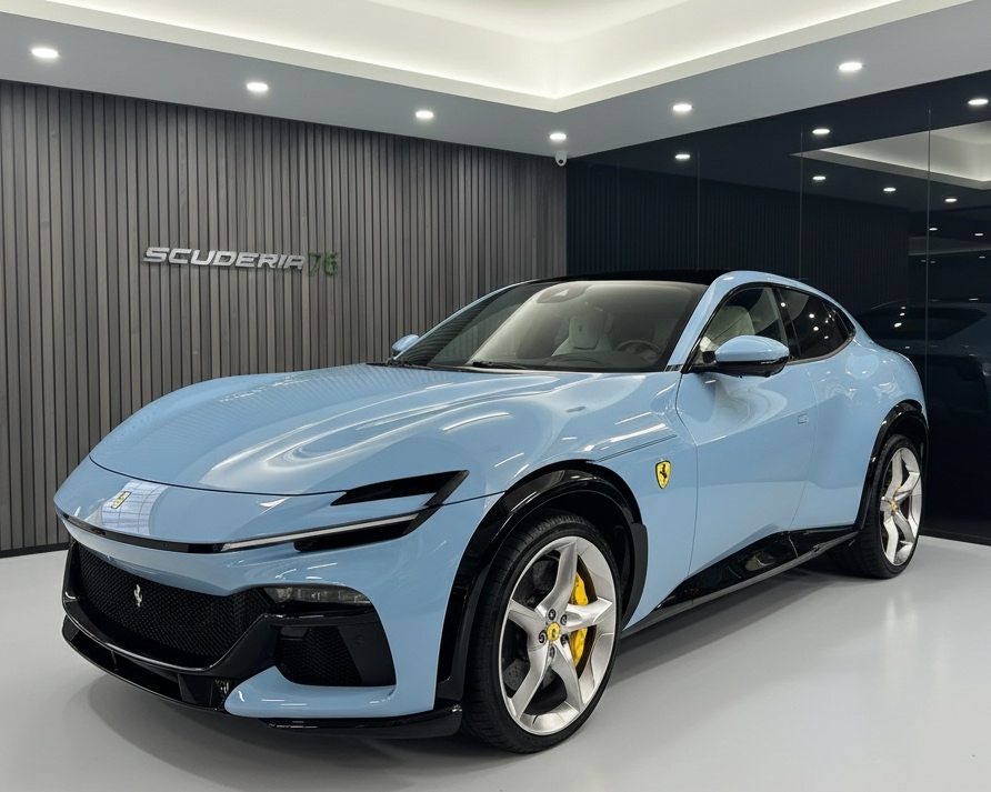 Purosangue Azzurro La Plata, lusso vero da Scuderia 76